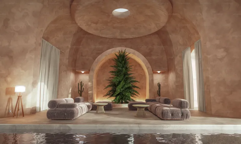 Relaxation lounge with comfortable seating at ZOYA Daynight Out Spa